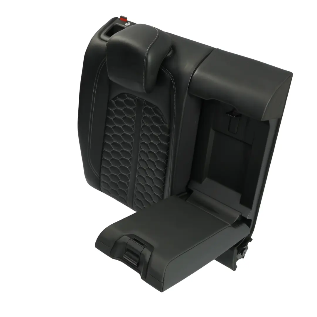 Audi RS5 F5 Coupe Seat Backrest Cover Rear Right O/S Black Leather - SKU 8W6885806S - Part number 8W6885806S