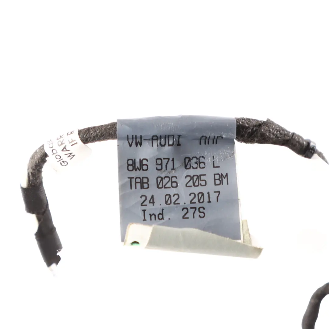 Audi A5 S5 F5 Front Door Wiring Loom Harness Cable Left N/S Side - SKU 8W6971036L - Part number 8W6971036L