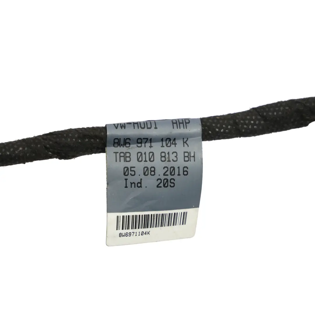 Bumper Parking Loom Cable Wiring Harness to Audi A5 F5 Rear with Part number 8W6971104K Audi A5 F5 Rear Bumper Parking Loom Cable Wiring Harness - SKU 8W6971104K - Part number 8W6971104K