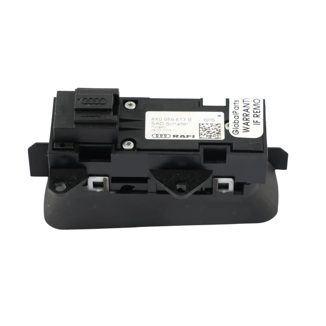 Audi A3 S3 Schalter Schiebedach Panoramadach Schwarz - SKU 8X0959613B - Teilenummer 8X0959613B