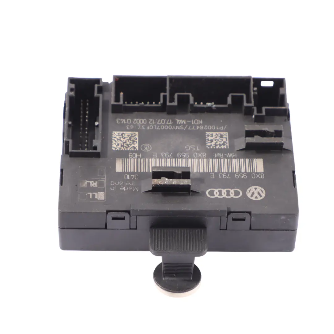 Audi A1 8X Q3 8U Front Door Module Driver's Side Control Unit ECU - SKU 8X0959793E - Part number 8X0959793E