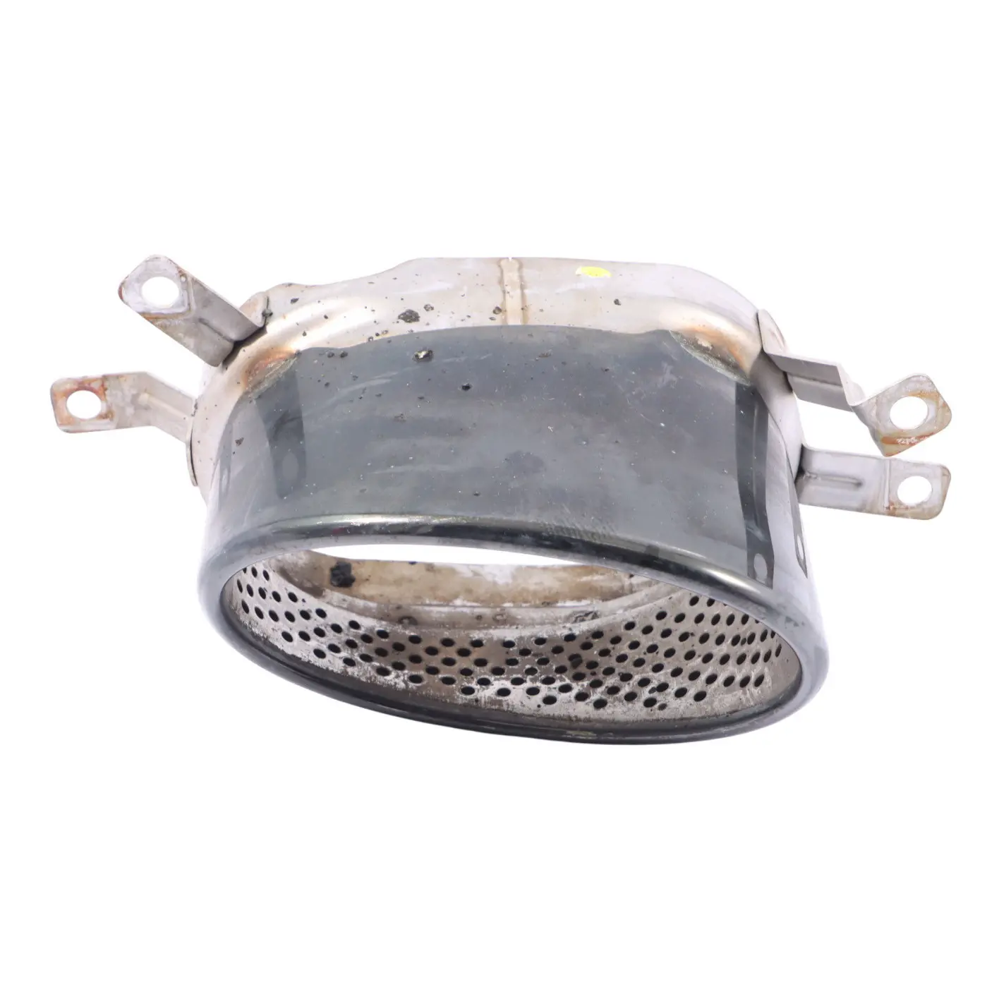 Audi A3 S3 8Y Quattro End Schall Dämpfer Auspuff End Rohr Chrom Links 8Y0253823A