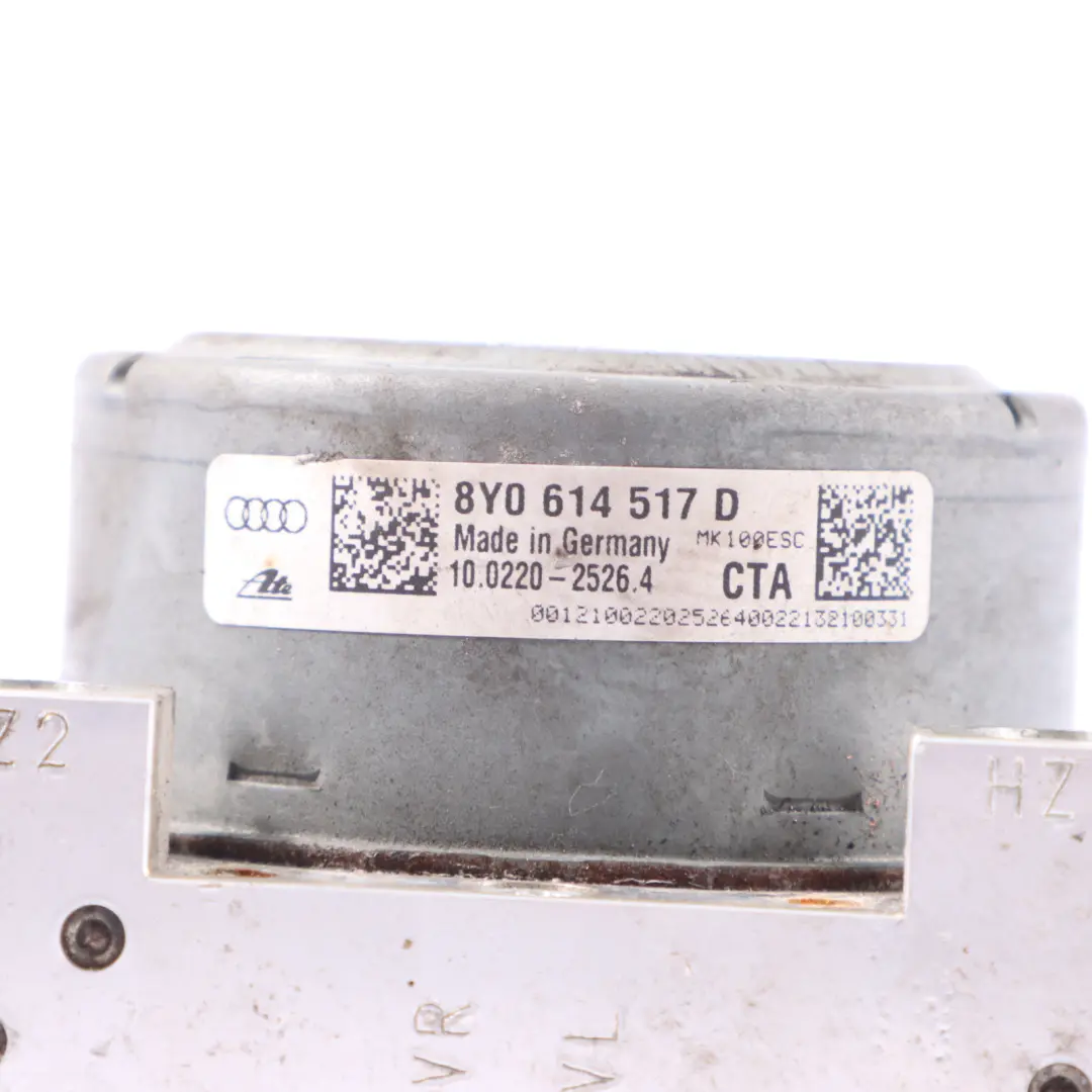 8Y ABS Pump Braking Control Unit Module 2.5 Petrol to Audi A3 RS3 with Part number 8Y0614517D Audi A3 RS3 8Y ABS Pump Braking Control Unit Module 2.5 Petrol - SKU 8Y0614517D - Part number 8Y0614517D
