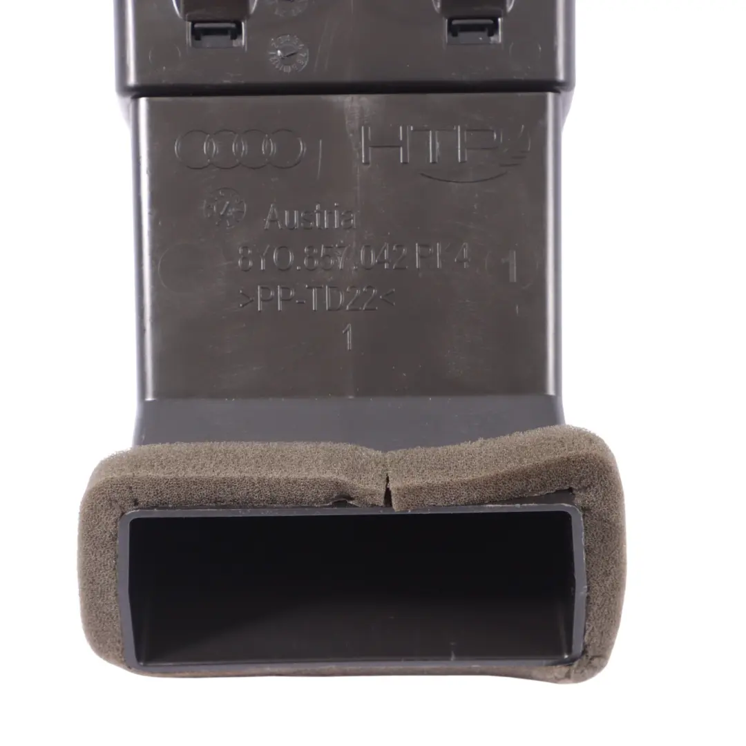 8Y Rear Centre Console A/C Air Vent Grille Nozzle Outlet Black to Audi S3 with Part number 8Y0819203 Audi S3 8Y Rear Centre Console A/C Air Vent Grille Nozzle Outlet Black - SKU 8Y0819203 - Part number 8Y0819203