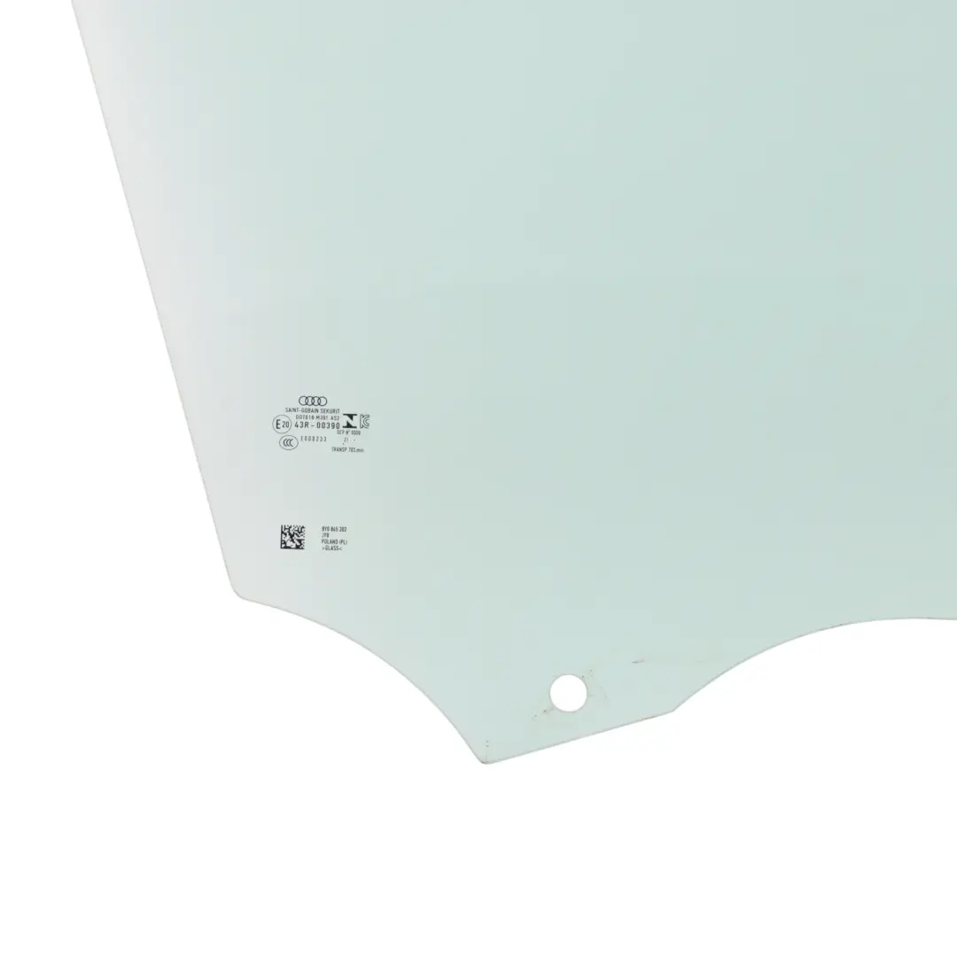 8Y Saloon Front Door Window Glass Glazing Right O/S AS2 to Audi RS3 with Part number 8Y0845202 Audi RS3 8Y Saloon Front Door Window Glass Glazing Right O/S AS2 - SKU 8Y0845202 - Part number 8Y0845202
