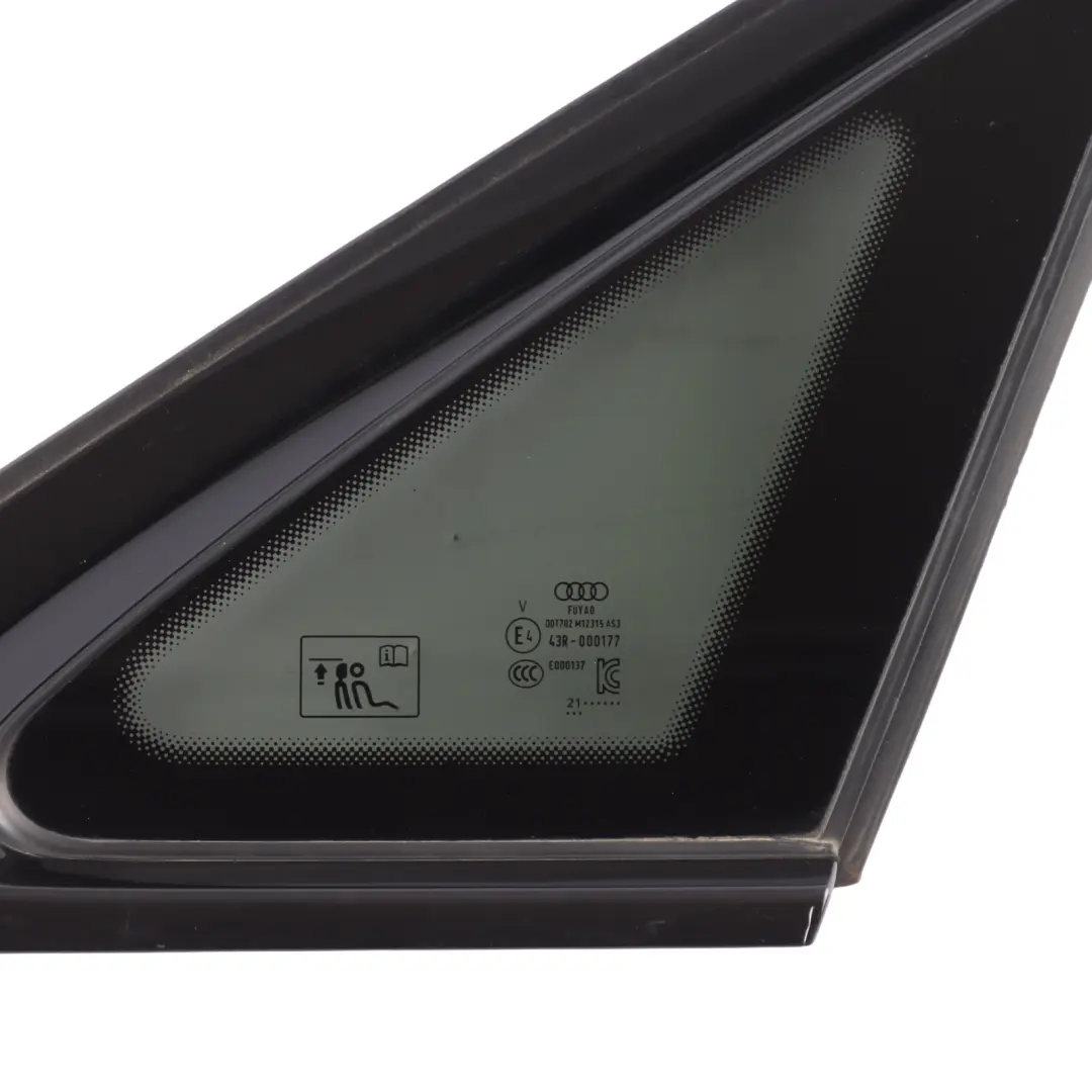 Audi A3 8Y Rear Quarter Window Fixed Side Glass Right O/S AS3 - SKU 8Y5845298L - Part number 8Y5845298L