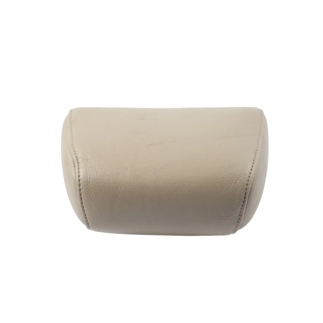 BMW E81 E87 LCI Front Seat Leather Headrest Beige Left Right N/O/S - SKU 9124769 - Part number 9124769