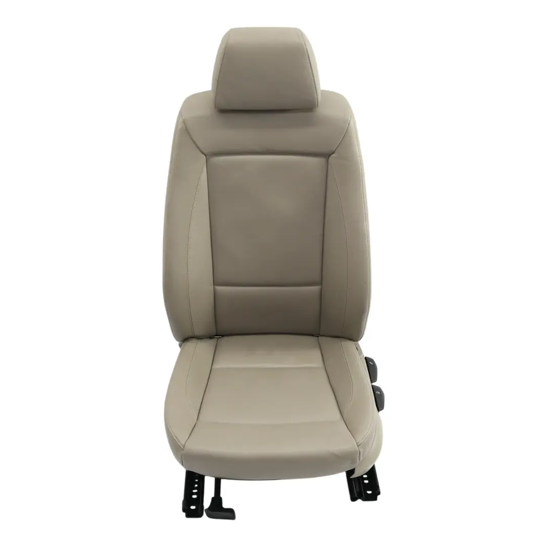 BMW E87 LCI Sedile Anteriore In Pelle Interno Sinistro Boston Beige - SKU 9127341-1 - Numero di parte 9127341