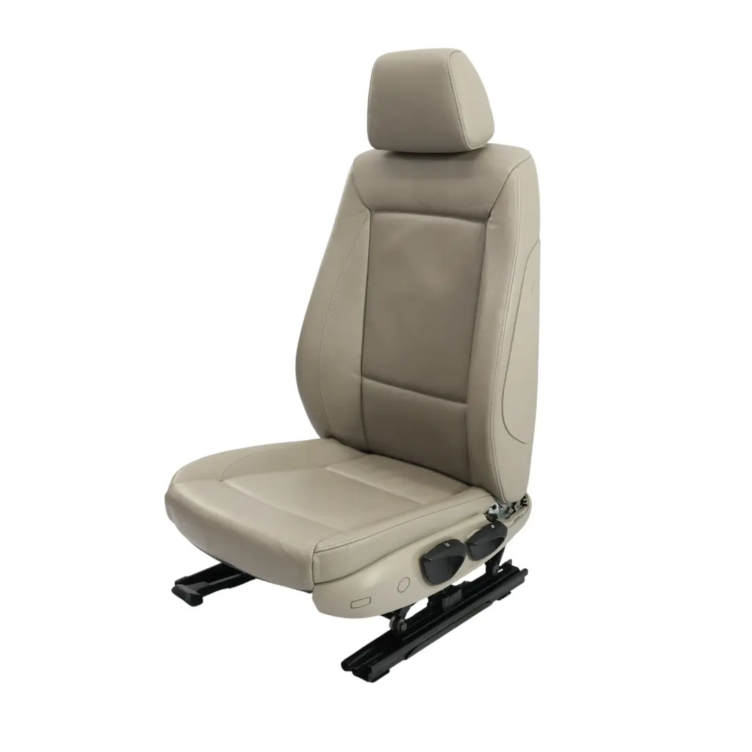 BMW E87 LCI Front Seat Leather Interior Left N/S Boston Beige - SKU 9127341-1 - Part number 9127341