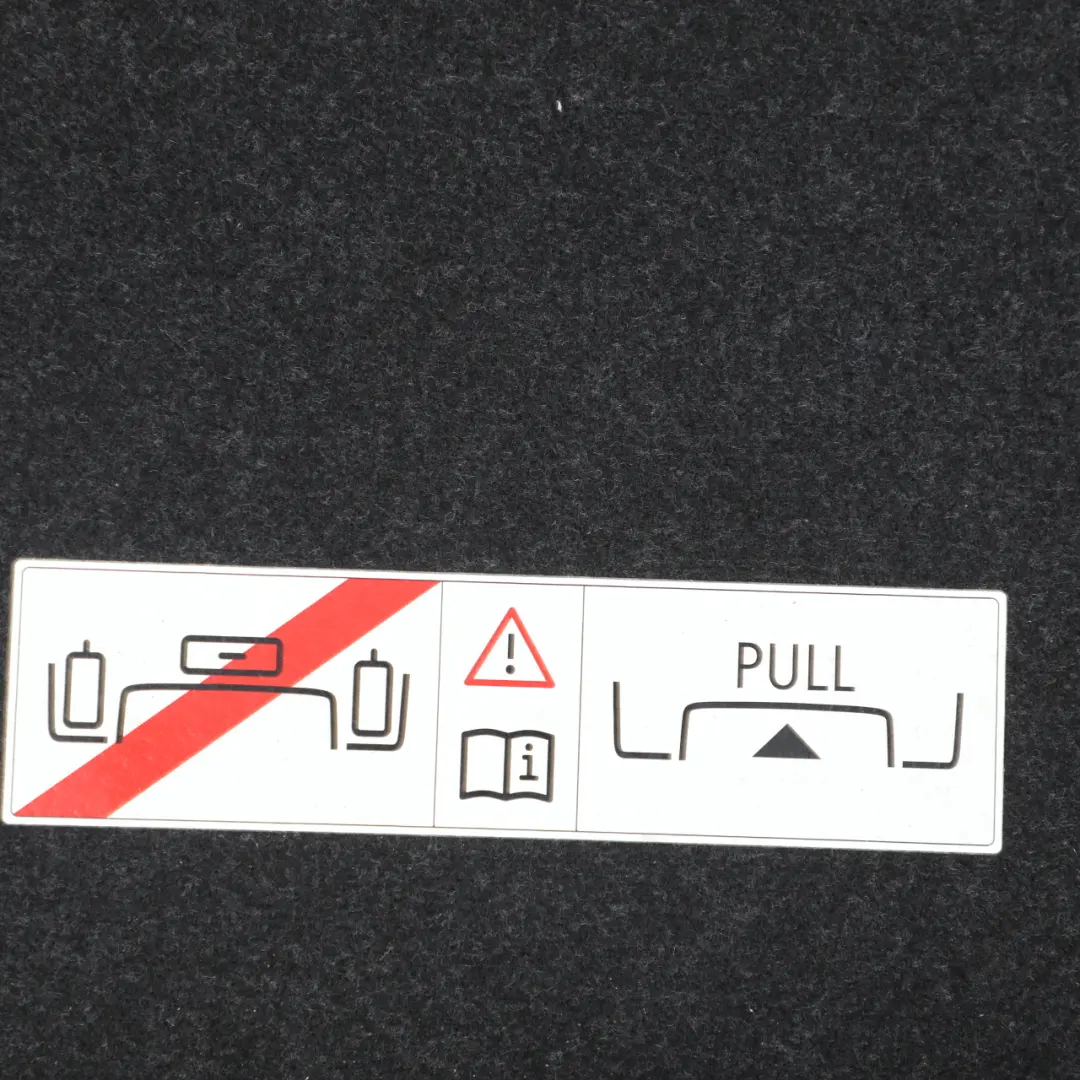 BMW Z4 E89 Convertible Retractable Hard Top Cover Rear Boot Trunk Trim Panel Net - SKU 9128488-1 - Part number 9128488