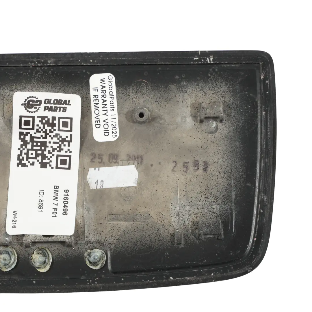 BMW F01 F02 F04 Mittelkonsolenabdeckung Verkleidung Fineline Holz - SKU 9160496 - Teilenummer 9160496