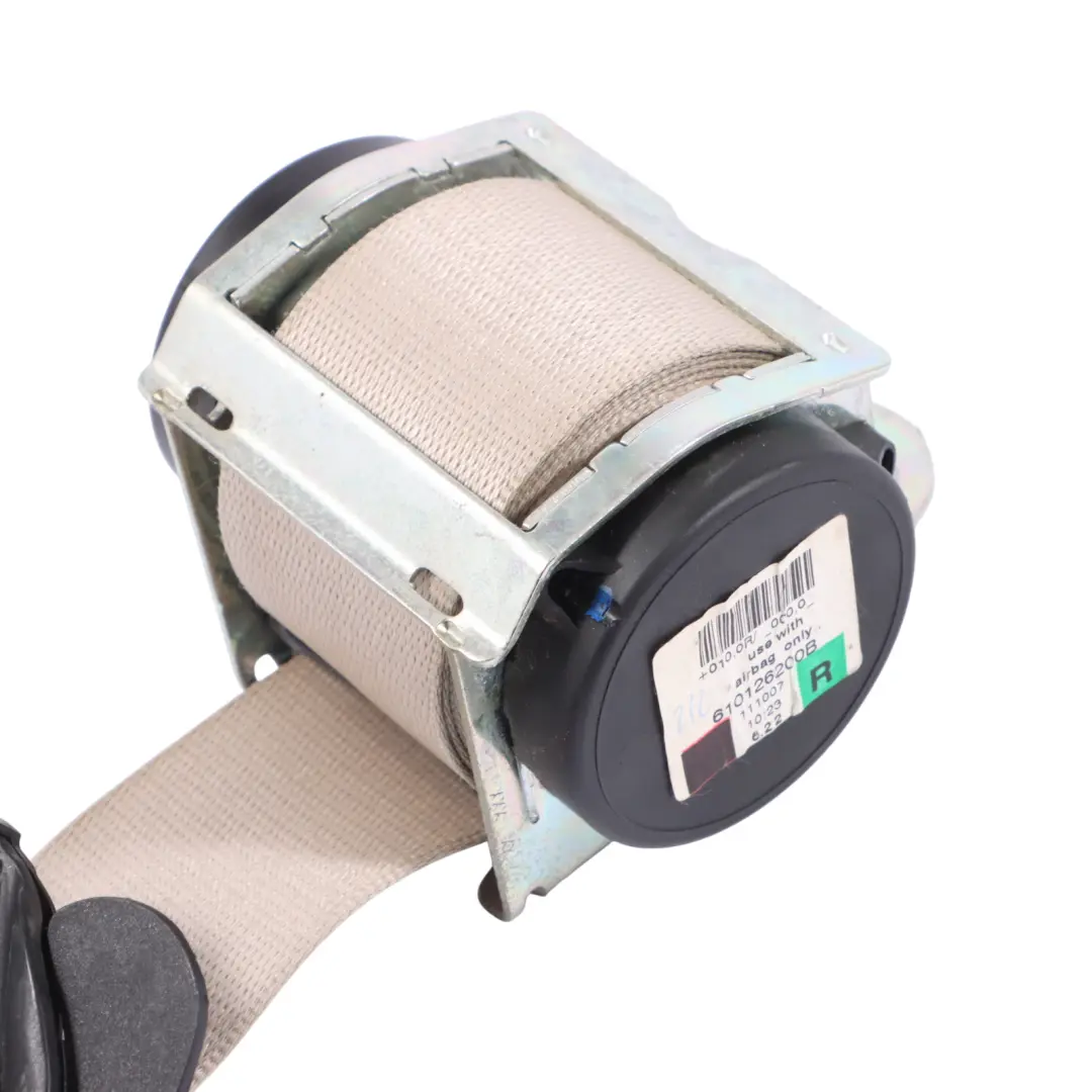 BMW F01 F02 F03 F10 F11 Front Seat Belt Seatbelt Oyster Right O/S - SKU 9164482 - Part number 9164482