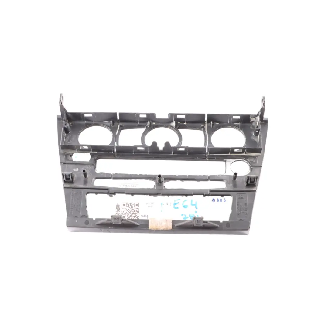 BMW E63 E64 LCI Heater Climate A/C Control Panel Decor Cover Center 9111053 - SKU 9171191 - Part number 9171191