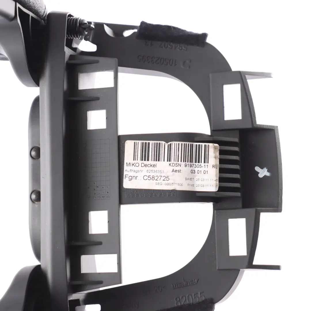 Armrest Arm Rest Trim Centre Console Front Middle Black Leather to BMW F12 with Part number 9197305 BMW F12 Armrest Arm Rest Trim Centre Console Front Middle Black Leather - SKU RHD-9197305 - Part number 9197305