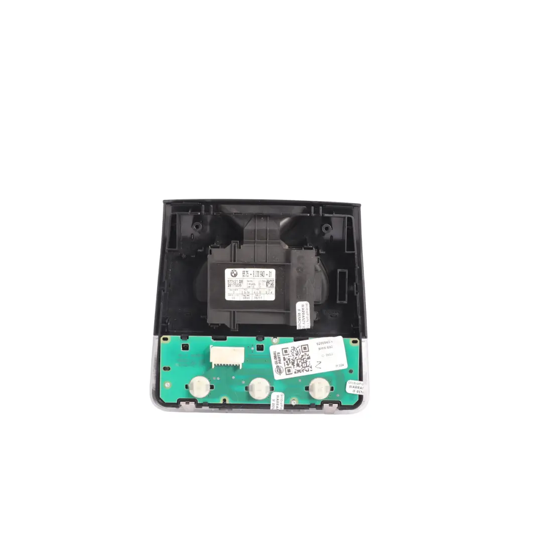 Interior Trasero Techo Luz De Lectura Negro para BMW E81 E82 E87 E92 LCI con número de pieza 9200943 BMW E81 E82 E87 E92 LCI Interior Trasero Techo Luz De Lectura Negro - SKU 9200943-1 - Número de pieza 9200943