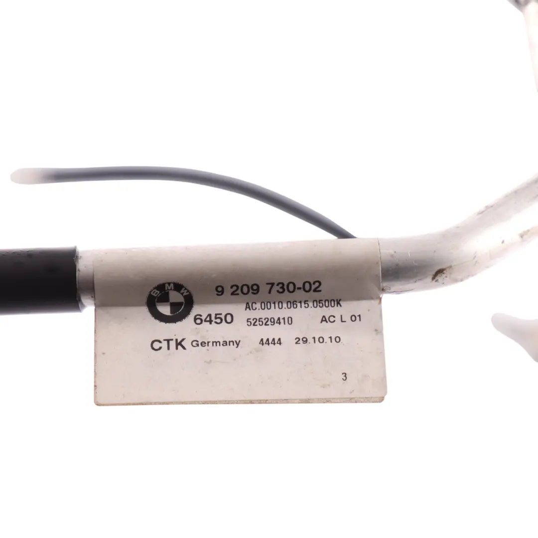 BMW E90 E91 E92 335D M57N2 Tubo Presión Condensador Compresor - SKU 9209730 - Número de pieza 9209730