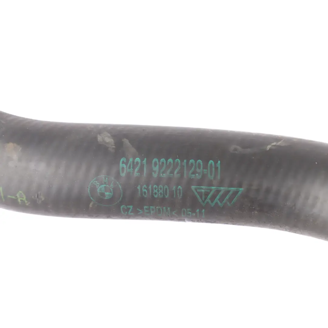 BMW E82 M Coupe Water Hose Engine Inlet Heater Radiator Line N54T Petrol - SKU 9222129 - Part number 9222129