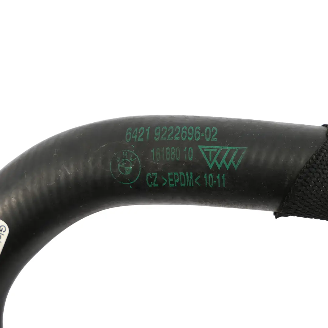 BMW E81 E82 E87 LCI N47 Engine Inlet Radiator Heater Hose - SKU 9222696 - Part number 9222696