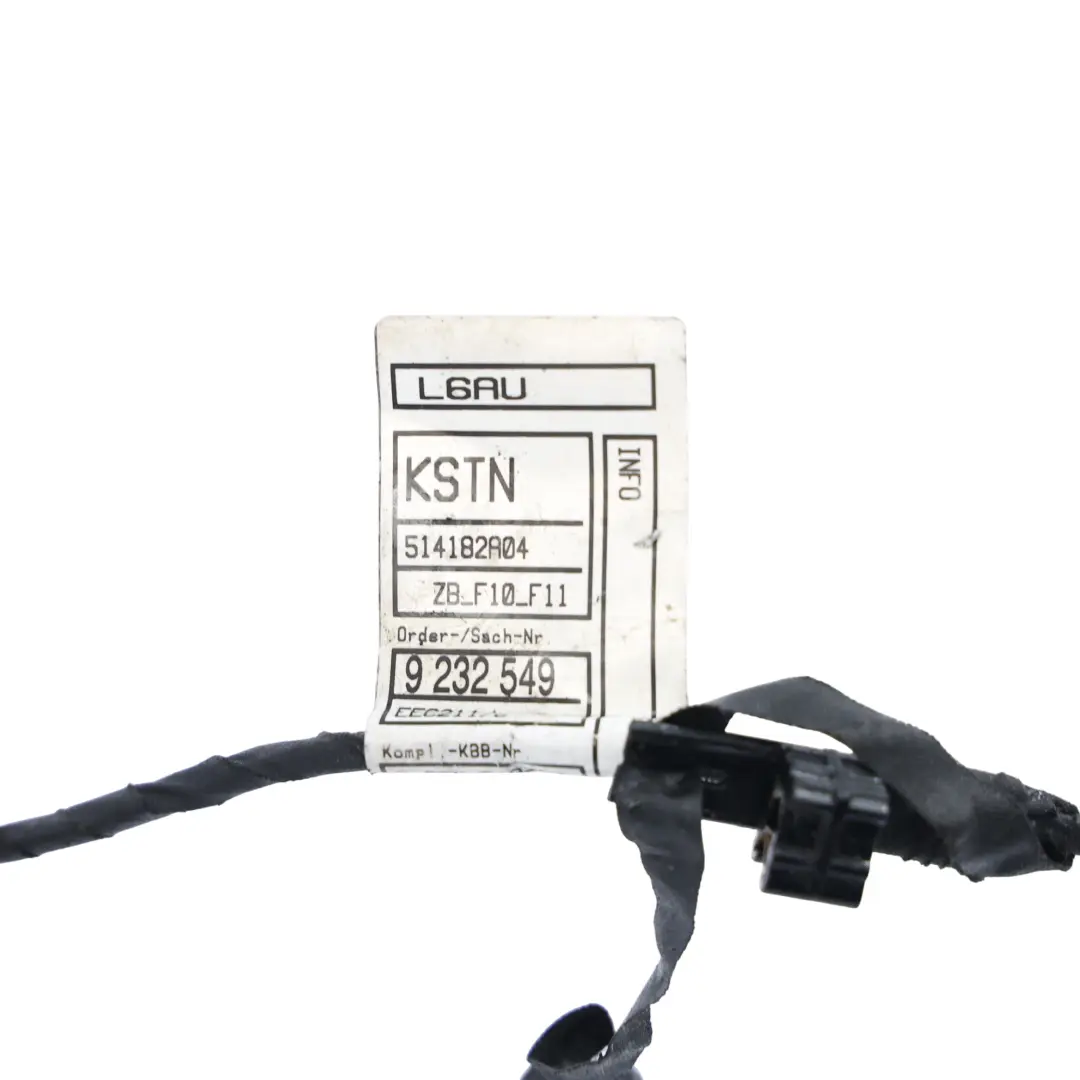 BMW F10 F12 F13 Wiązka Przewodów Dodatkowej Pompy Wody - SKU 9232549 - Numer Części 9232549