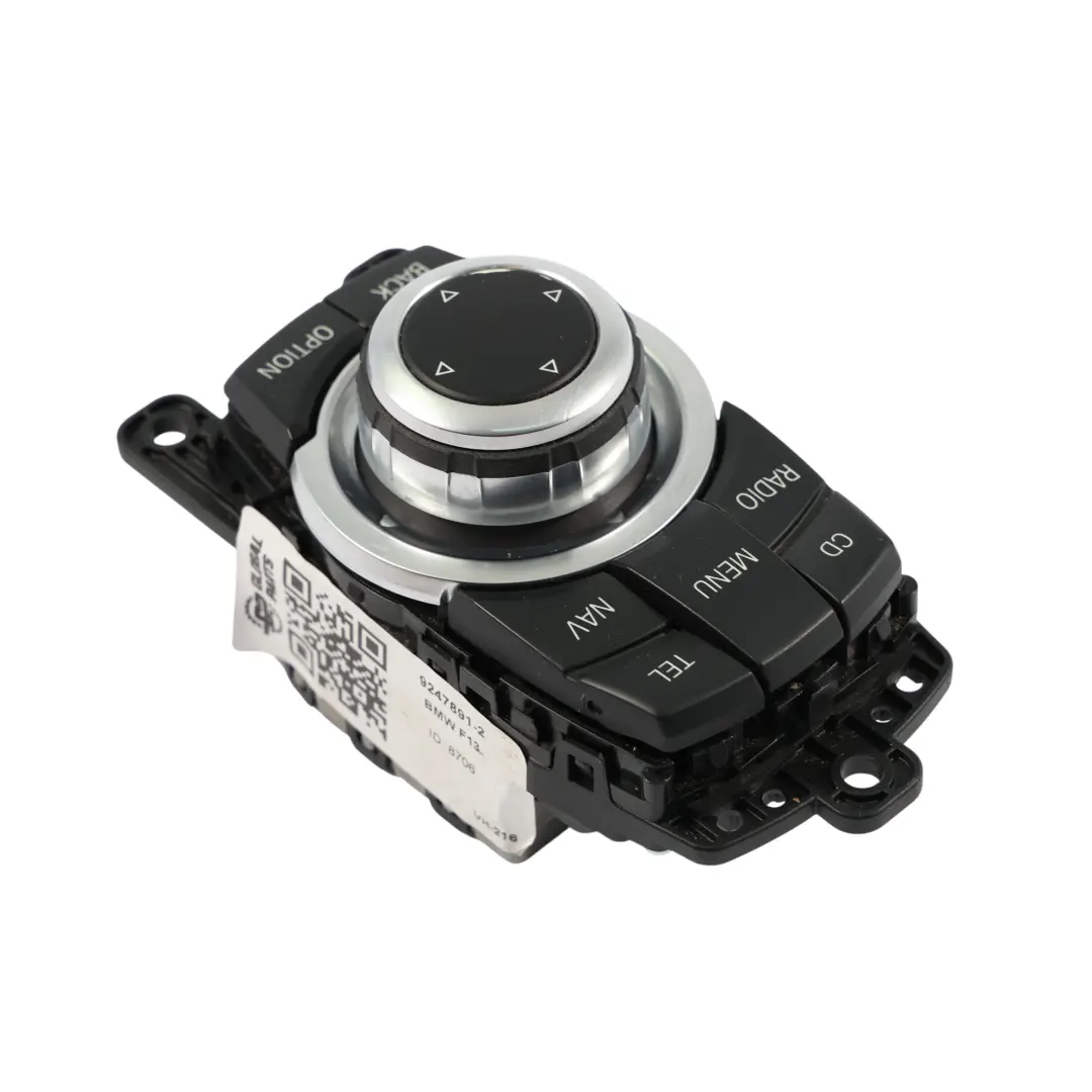 BMW F12 F13 Idrive Controlador Pomo Navegación Interruptor Botón Unidad - SKU 9247891-2 - Número de pieza 9247891