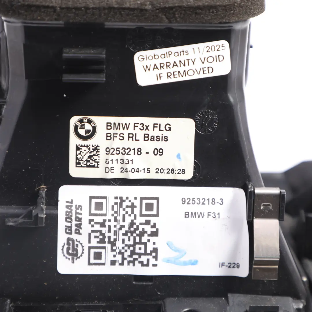 Frischluftgitter Armaturenbrett Entlüftung Links für BMW F30 F31 F32 F33 mit Teilenummer 9253218 BMW F30 F31 F32 F33 Frischluftgitter Armaturenbrett Entlüftung Links - SKU 9253218-3 - Teilenummer 9253218