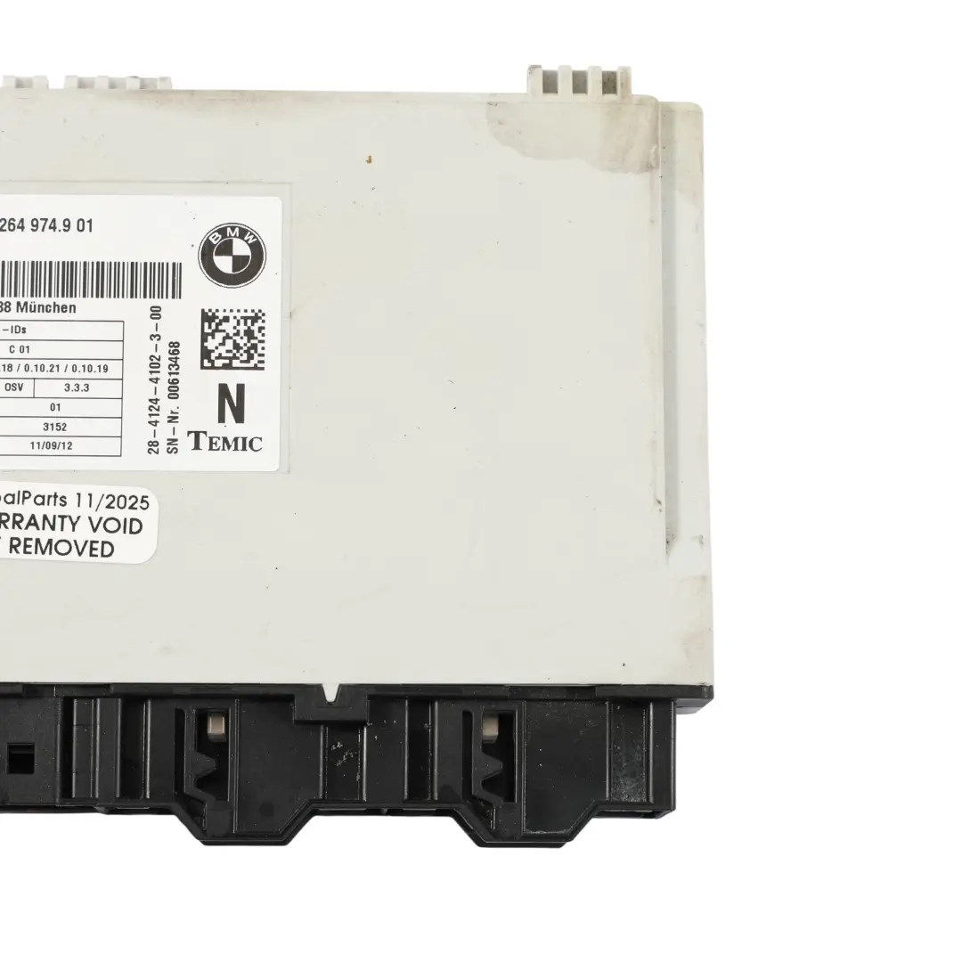 BMW E81 E82 E87 E88 E90 E91 Front Seat Control Module - SKU 9264974 - Part number 9264974