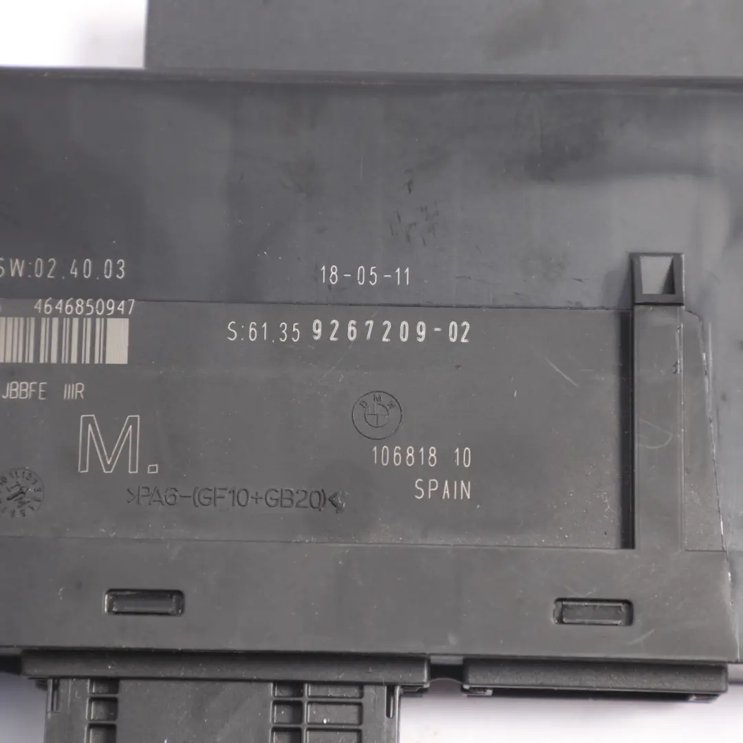 Module Junction Box Body Comfort Control Unit to BMW E82 with Part number 9267209 BMW E82 Module Junction Box Body Comfort Control Unit - SKU 9267209 - Part number 9267209