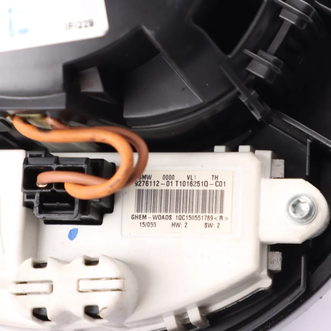 Heater Blower Fan Regulator Resistor Unit 9319919 to BMW F20 F21 F30 F31 F32 with Part number 9276112 BMW F20 F21 F30 F31 F32 Heater Blower Fan Regulator Resistor Unit 9319919 - SKU 9276112-1 - Part number 9276112