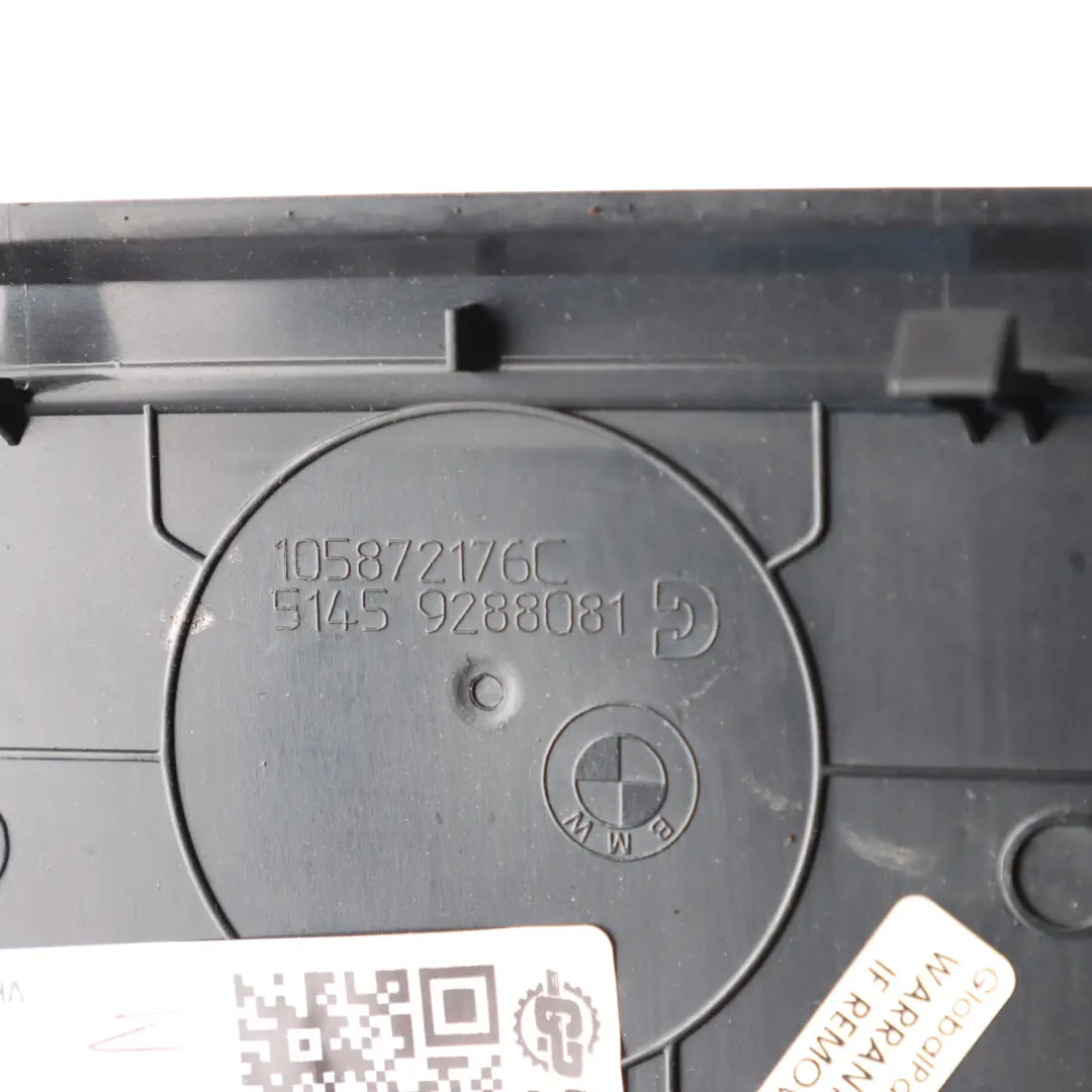 Centre Middle Dashboard Speaker Cover Trim Grille Panel Black 9288081 to BMW X6 F16 with Part number 9288082 BMW X6 F16 Centre Middle Dashboard Speaker Cover Trim Grille Panel Black 9288081 - SKU 9288082 - Part number 9288082