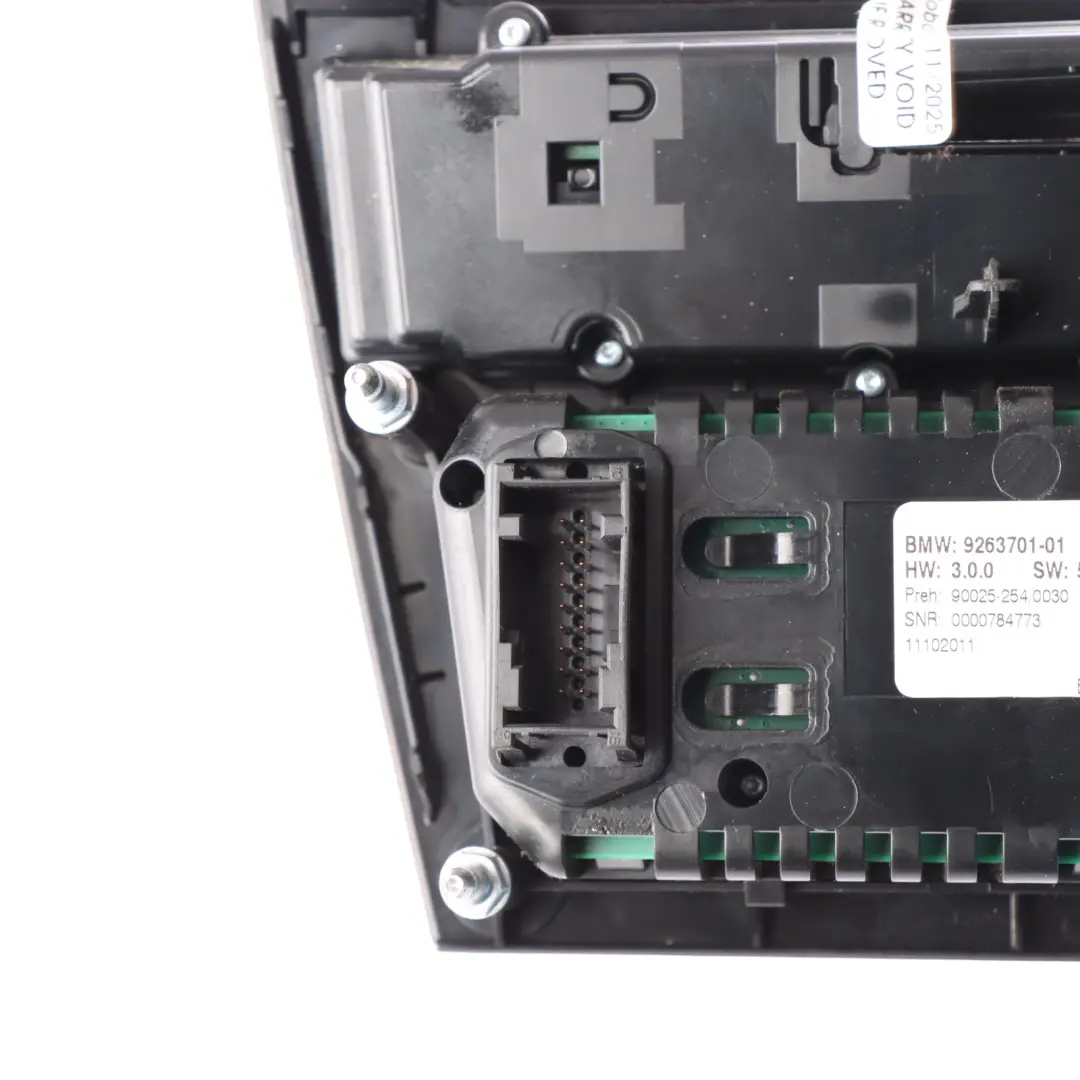 Radio Air Conditioning A/C Air Con Switch Control Unit Panel 9290732 to BMW F01 F02 with Part number 9328413 BMW F01 F02 Radio Air Conditioning A/C Air Con Switch Control Unit Panel 9290732 - SKU 9328413-3 - Part number 9328413