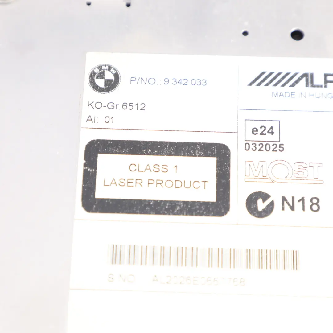 Unité principale Media Navigation Headunit Player pour BMW F10 F20 F30 à propos du numéro de pièce 9342033 BMW F10 F20 F30 Unité principale Media Navigation Headunit Player - SKU 9342033-1 - Numéro de pièce 9342033