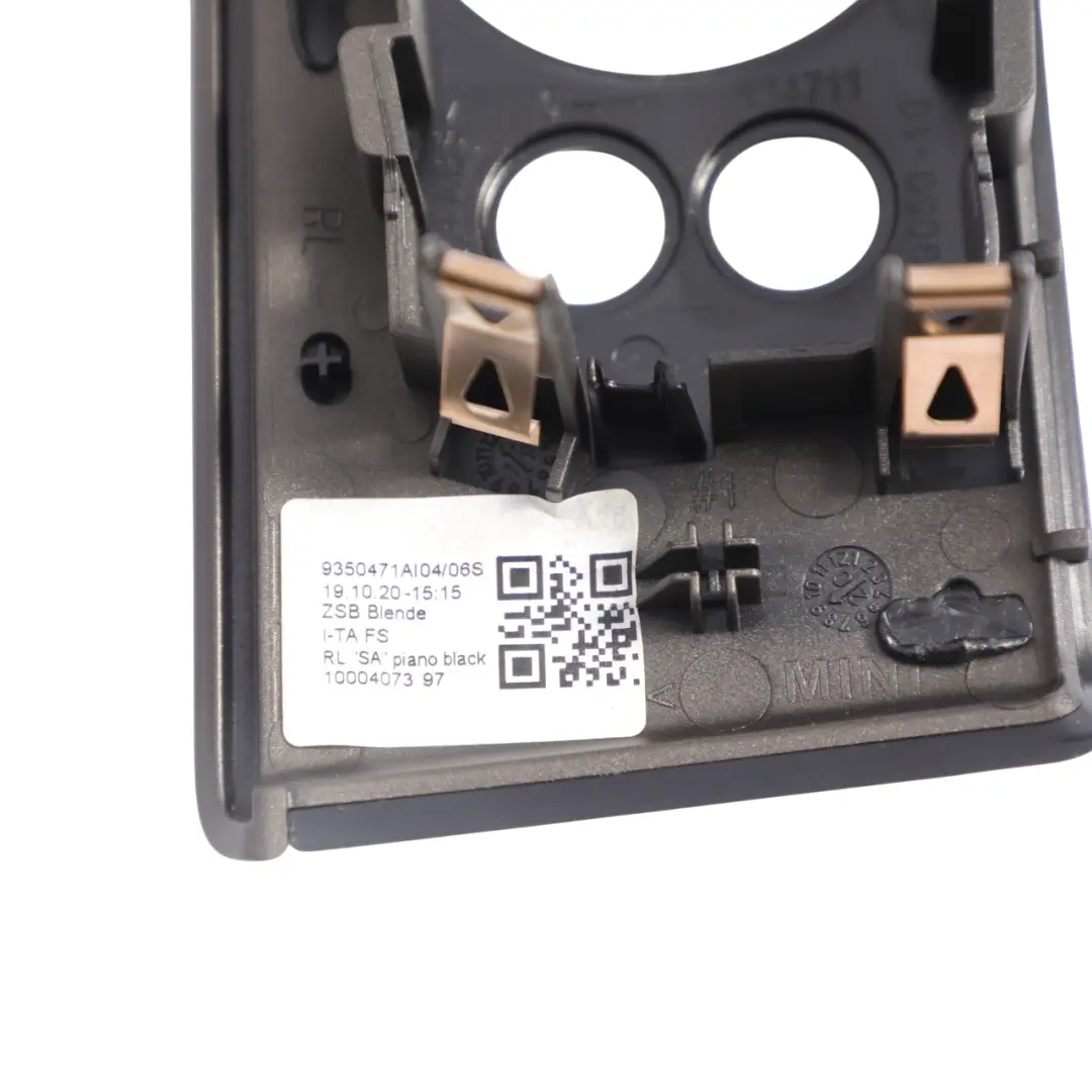 Mini F60 Dashboard Trim Decorative Strip Cover Piano Black - SKU RHD-9350471 - Part number 9350471