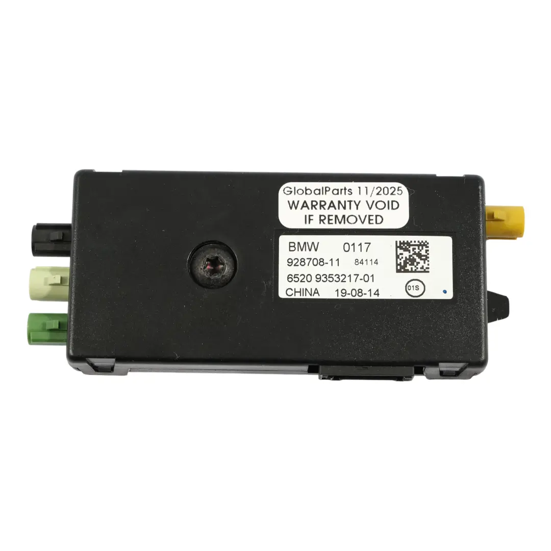 BMW X6 F16 Antena Amplificador Antena Diversity Booster Unidad Control - SKU 9353217 - Número de pieza 9353217