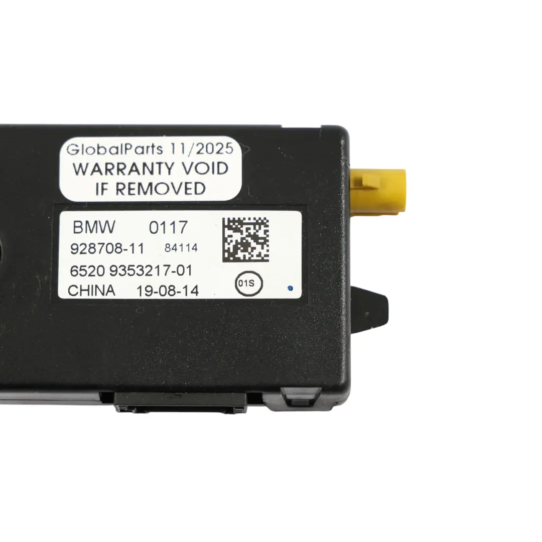 BMW X6 F16 Amplificatore Antenna Diversity Booster Unità Di Controllo - SKU 9353217 - Numero di parte 9353217