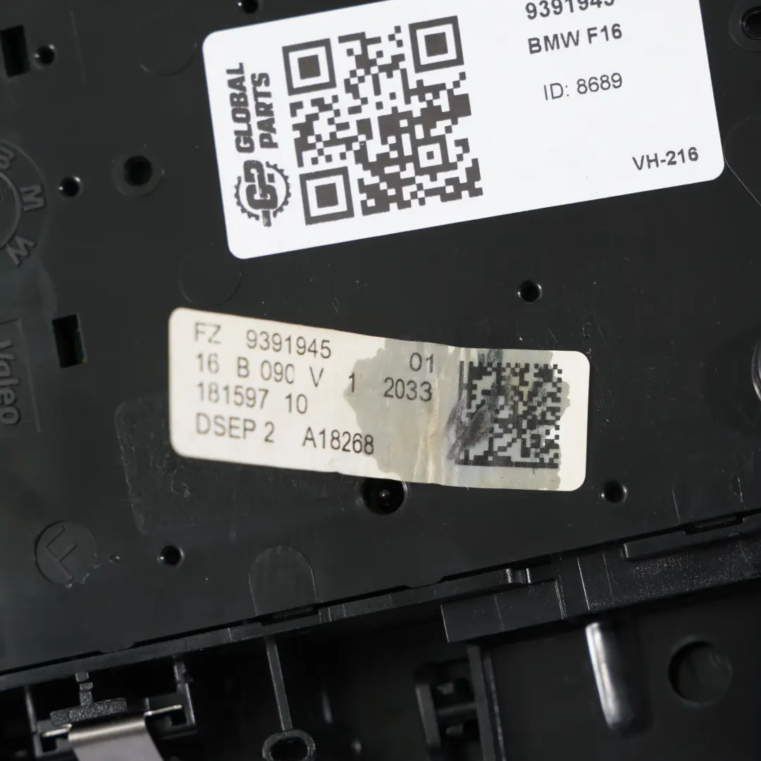 Dachleuchte Vorne Innenleuchte Schalter Schwarz für BMW X1 F48 X5 F15 X6 F16 mit Teilenummer 9391945 BMW X1 F48 X5 F15 X6 F16 Dachleuchte Vorne Innenleuchte Schalter Schwarz - SKU 9391945 - Teilenummer 9391945