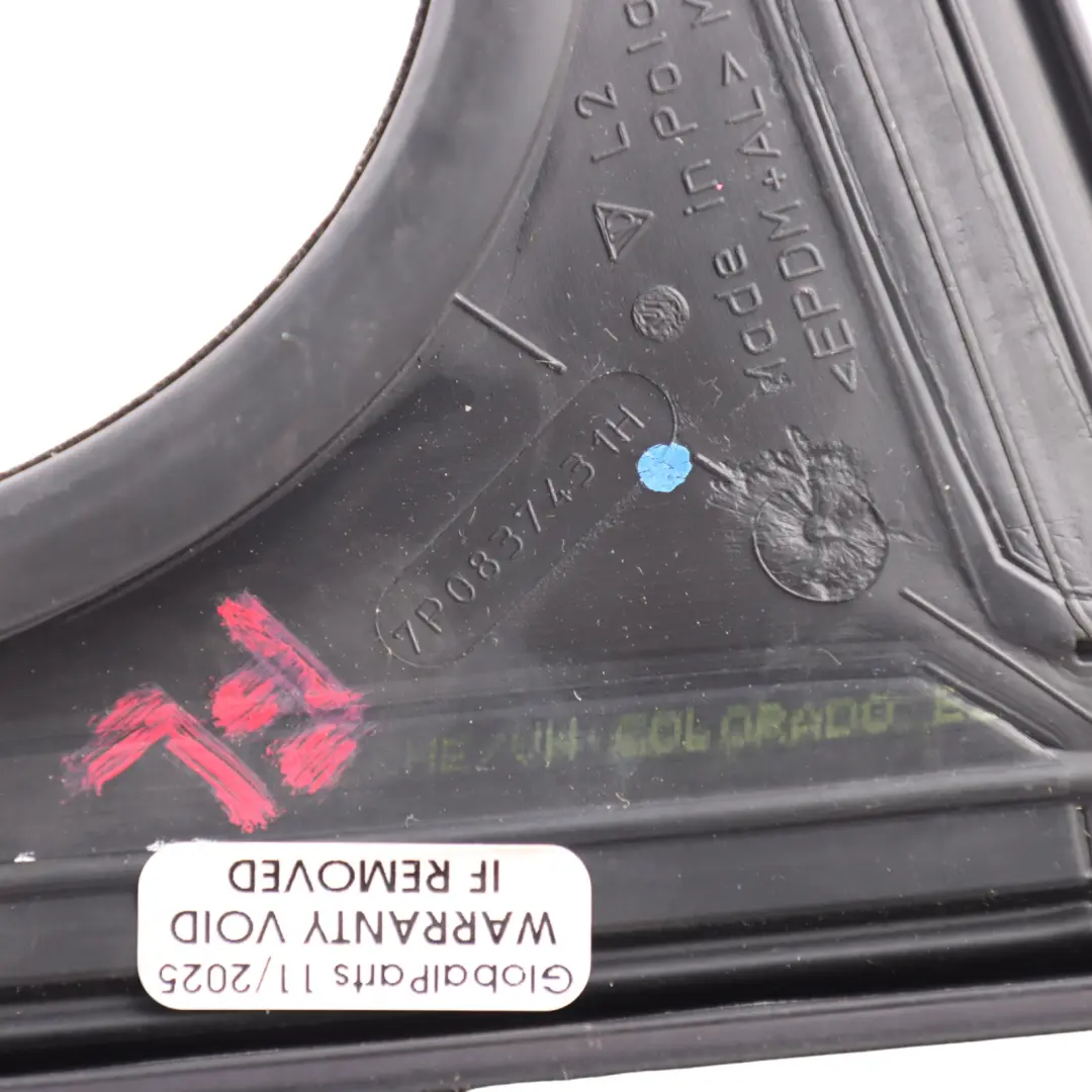 Porsche Cayenne 92A Front Door Window Seal Guide Frame Left N/S 7P0837431H - SKU 95853143102-1 - Part number 95853143102-1