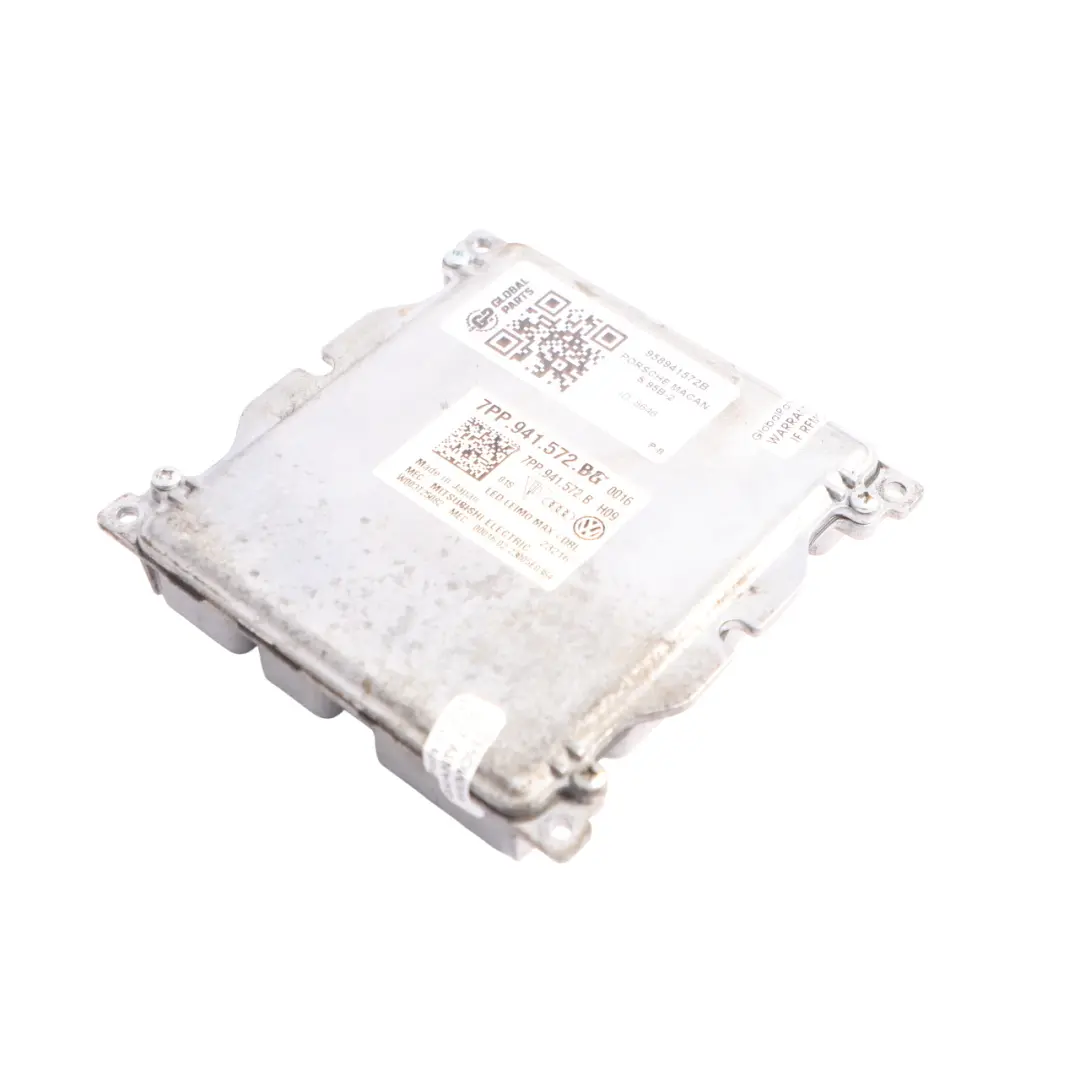 Headlight Lamp Ballast Control Module Left N/S 7PP941572BG to Porsche Macan 95B with Part number 958941572B Porsche Macan 95B Headlight Lamp Ballast Control Module Left N/S 7PP941572BG - SKU 958941572B - Part number 958941572B