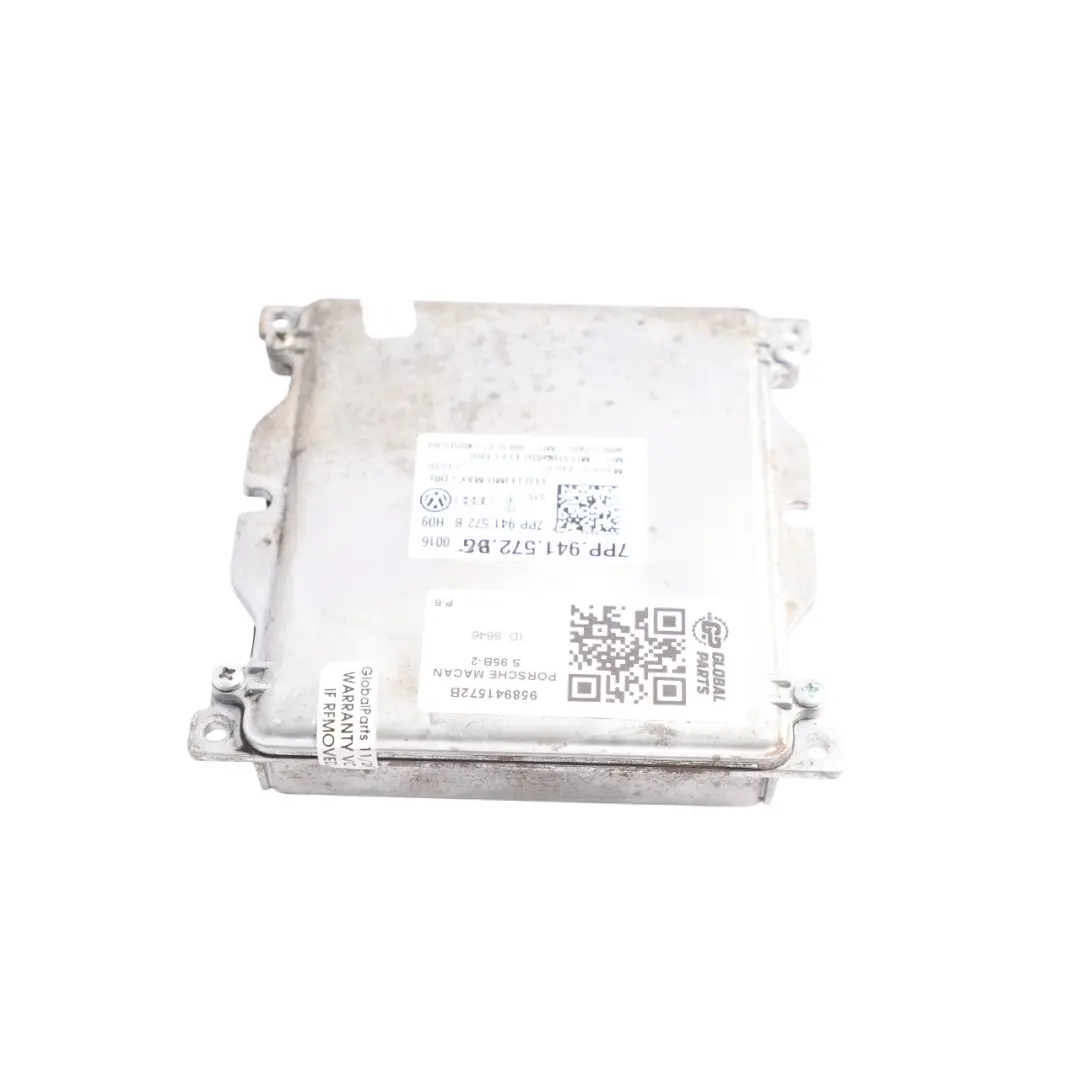 Headlight Lamp Ballast Control Module Left N/S 7PP941572BG to Porsche Macan 95B with Part number 958941572B Porsche Macan 95B Headlight Lamp Ballast Control Module Left N/S 7PP941572BG - SKU 958941572B - Part number 958941572B