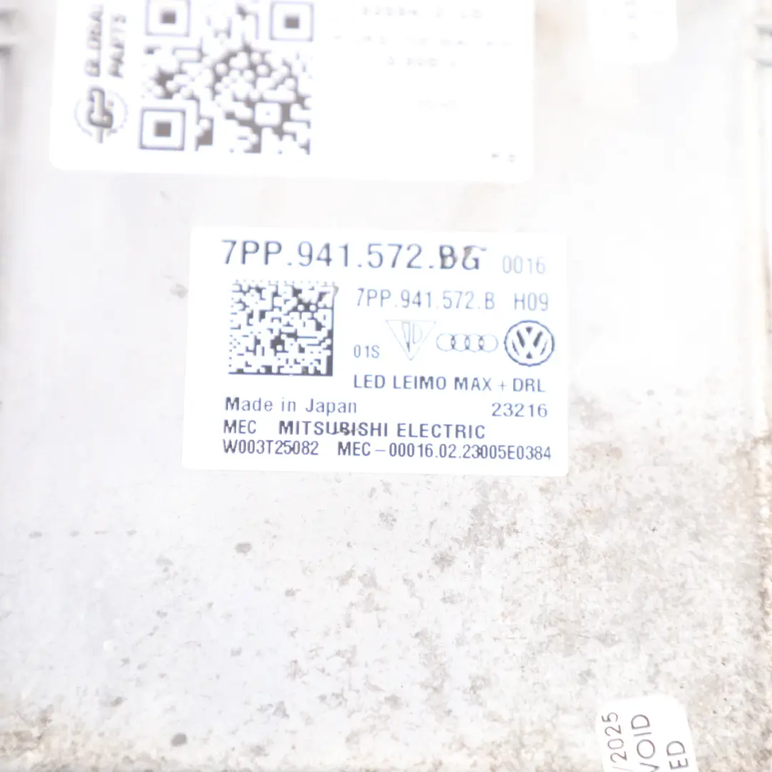 Headlight Lamp Ballast Control Module Left N/S 7PP941572BG to Porsche Macan 95B with Part number 958941572B Porsche Macan 95B Headlight Lamp Ballast Control Module Left N/S 7PP941572BG - SKU 958941572B - Part number 958941572B