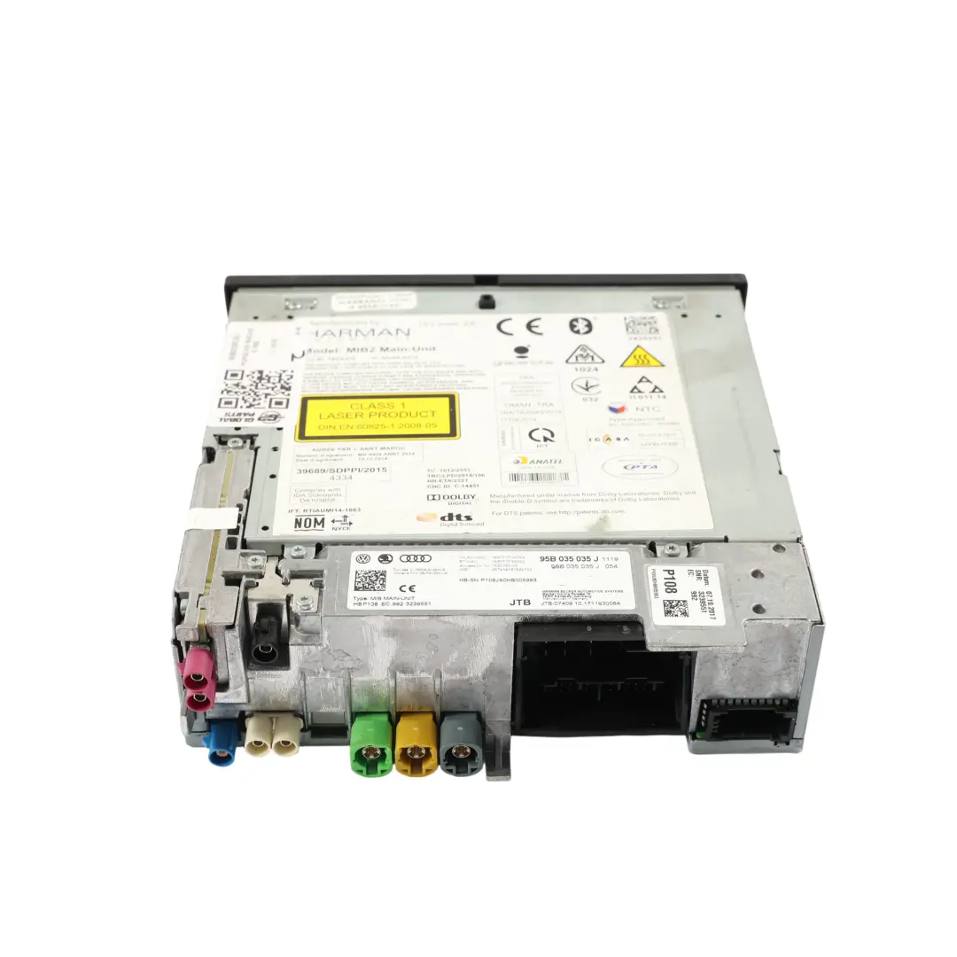 Multimedia MIB2 Navigation Head Unit Control Module to Porsche Macan 95B with Part number 95B035035J Porsche Macan 95B Multimedia MIB2 Navigation Head Unit Control Module - SKU 95B035035J - Part number 95B035035J