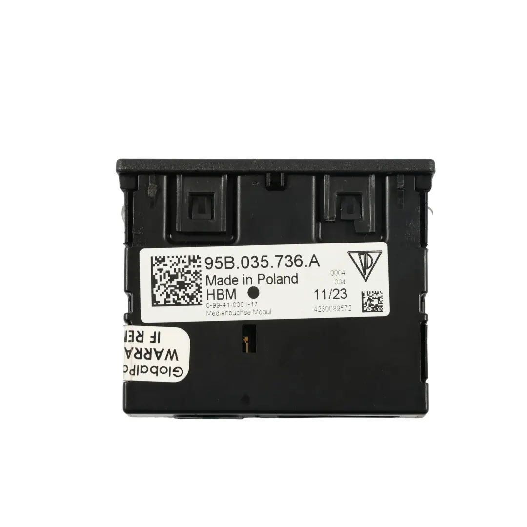 USB SD Tarjeta SIM Módulo Lector Multimedia Puerto para Porsche Macan 95B con número de pieza 95B035736A Porsche Macan 95B USB SD Tarjeta SIM Módulo Lector Multimedia Puerto - SKU 95B035736A - Número de pieza 95B035736A