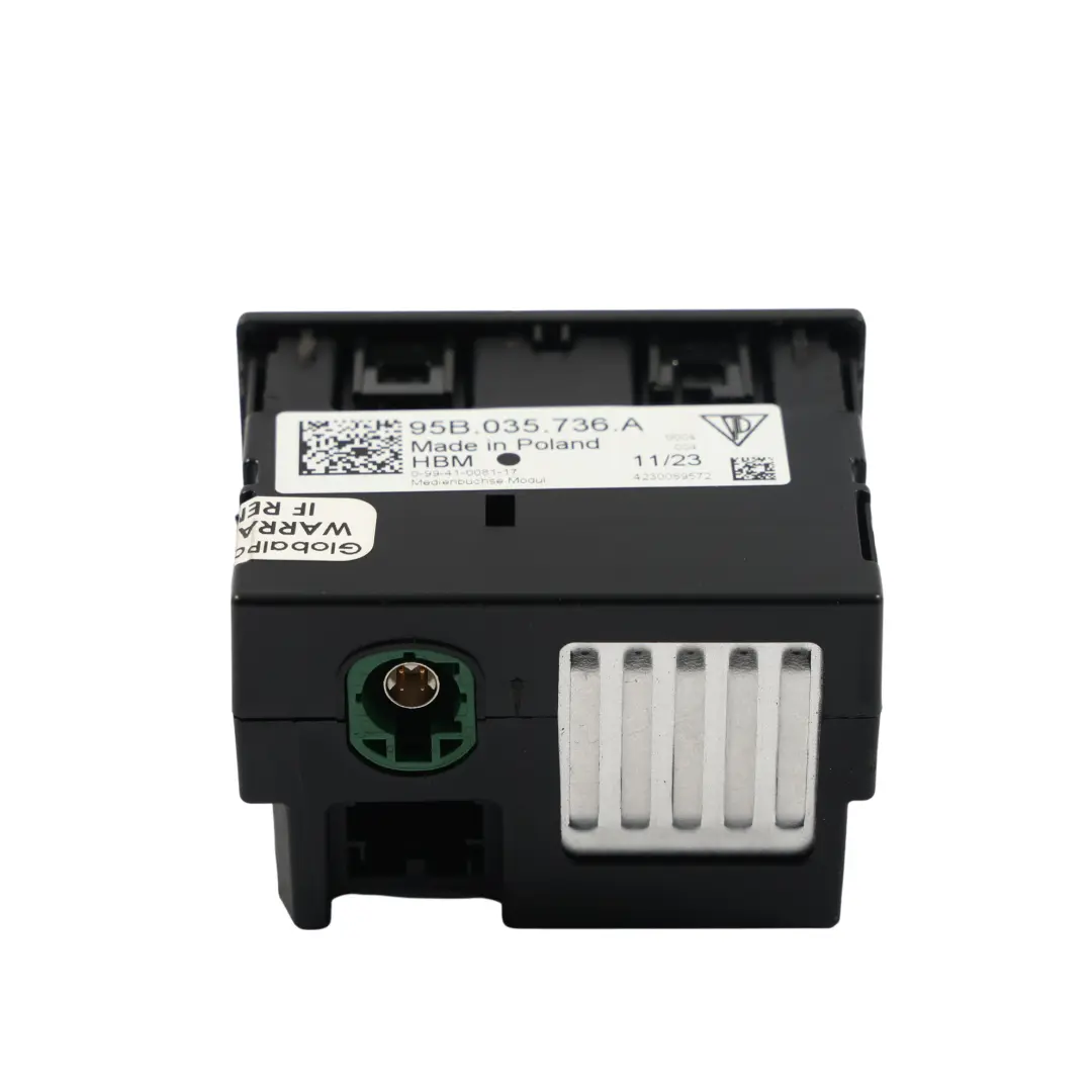 Porsche Macan 95B USB SD SIM Card Module Multimedia Reader Port - SKU 95B035736A - Part number 95B035736A