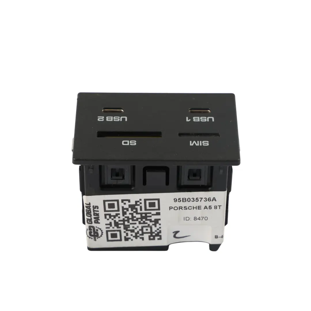 USB SD SIM Karten Modul Multimedia Leser Port für Porsche Macan 95B mit Teilenummer 95B035736A Porsche Macan 95B USB SD SIM Karten Modul Multimedia Leser Port - SKU 95B035736A - Teilenummer 95B035736A