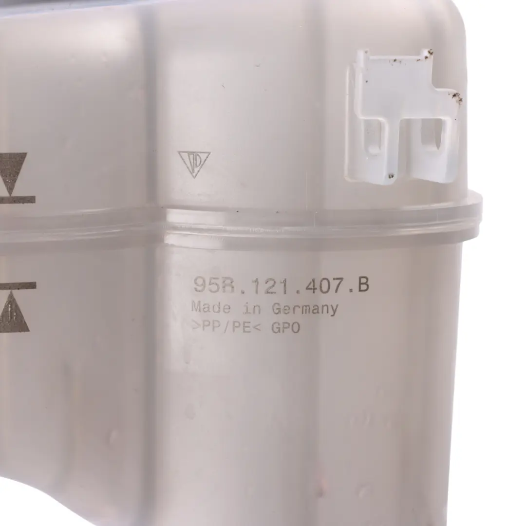Expansion Tank Header Coolant Reservoir Bottle to Porsche Macan 95B with Part number 95B121407B Porsche Macan 95B Expansion Tank Header Coolant Reservoir Bottle - SKU 95B121407B - Part number 95B121407B