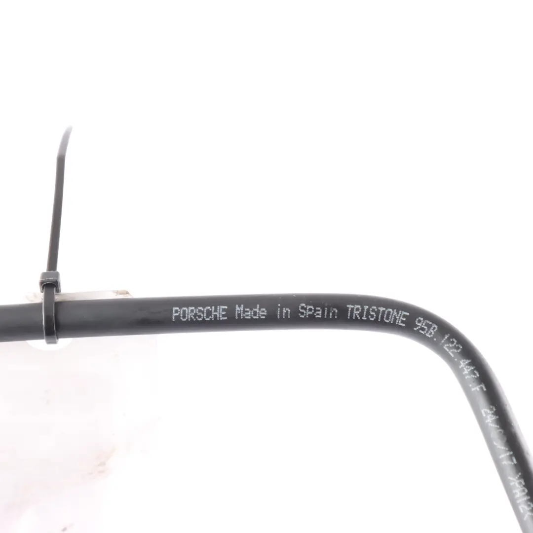 Porsche Macan 95B Engine Cooling Coolant Breather Pipe Hose - SKU 95B122447F - Part number 95B122447F