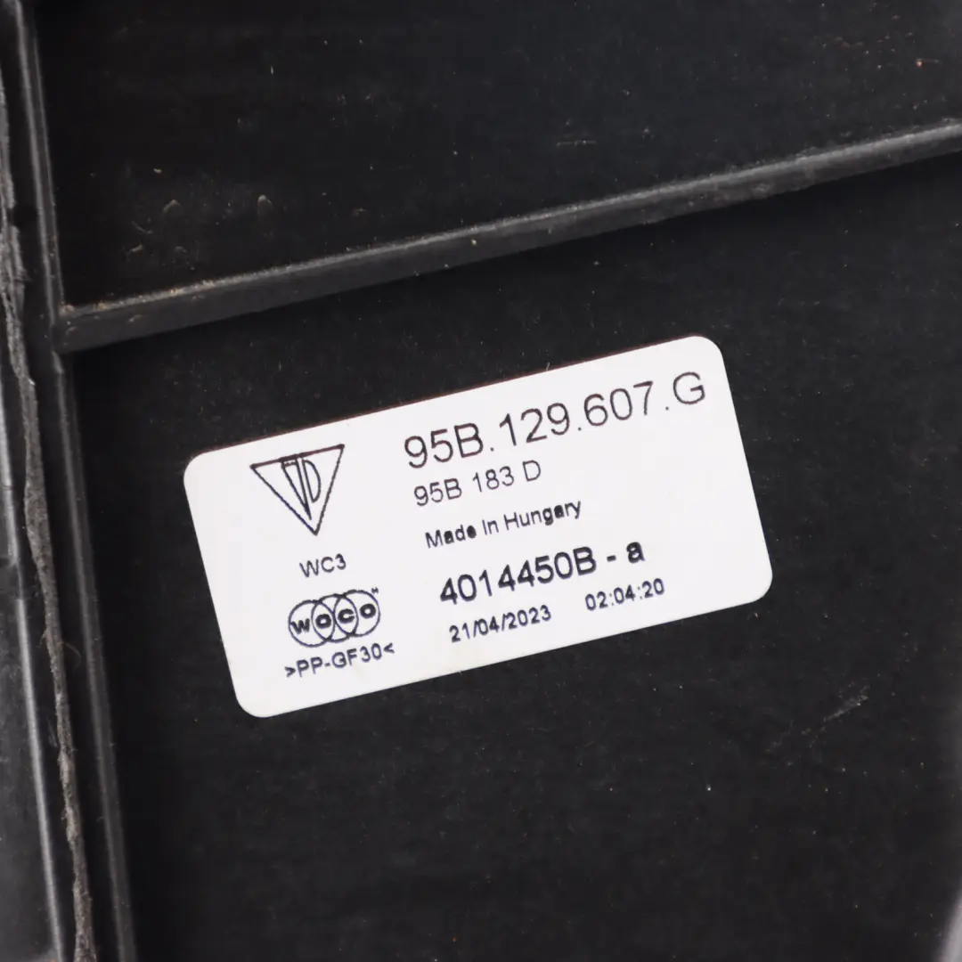 Filter Box Muffler Housing Cover 2.9 Petrol to Porsche Macan 95B Air with Part number 95B129607G Porsche Macan 95B Air Filter Box Muffler Housing Cover 2.9 Petrol - SKU 95B129607G - Part number 95B129607G