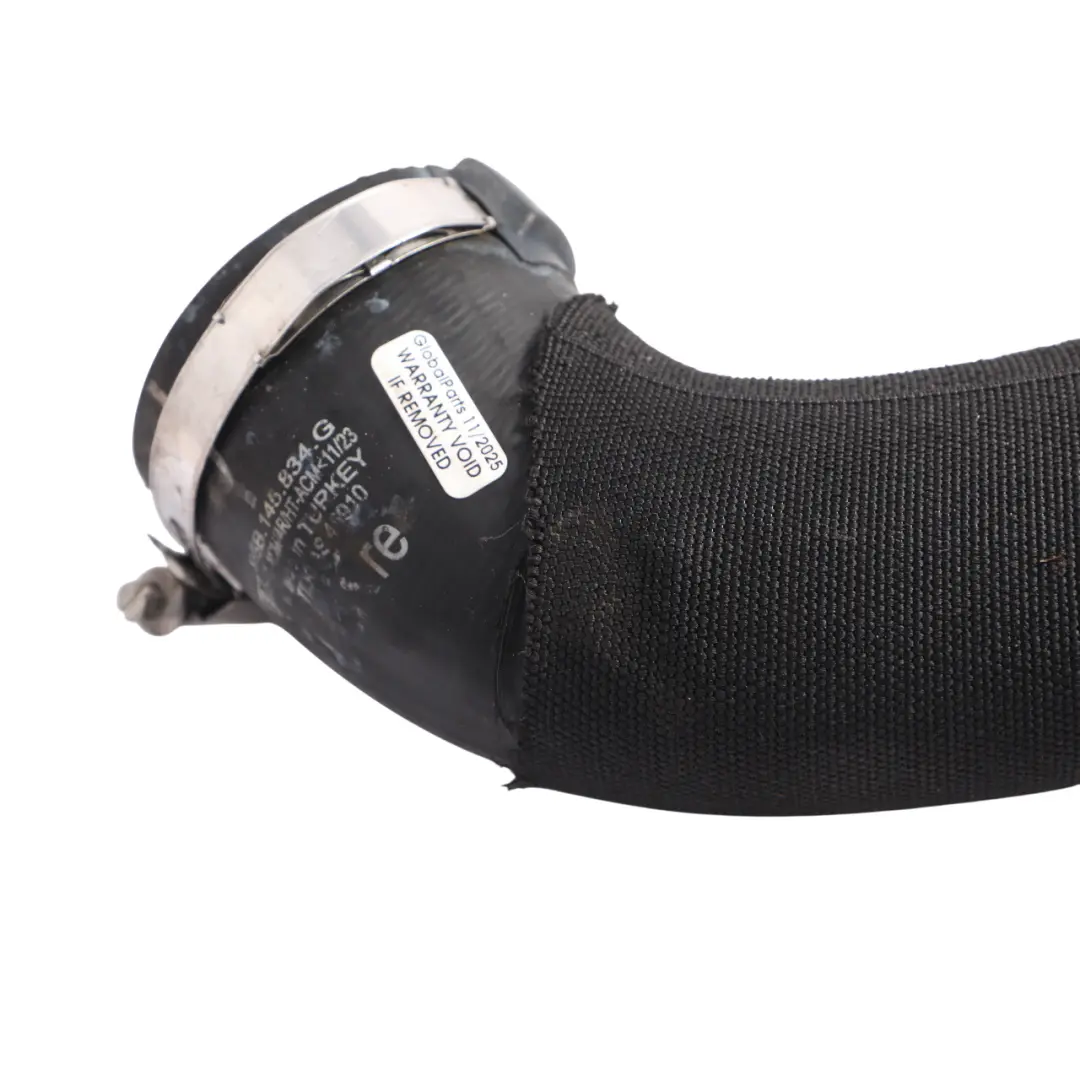 Pressure Hose Pipe Right O/S to Porsche Macan 95B 2.9 V6 Intercooler with Part number 95B145834G Porsche Macan 95B 2.9 V6 Intercooler Pressure Hose Pipe Right O/S - SKU 95B145834G - Part number 95B145834G