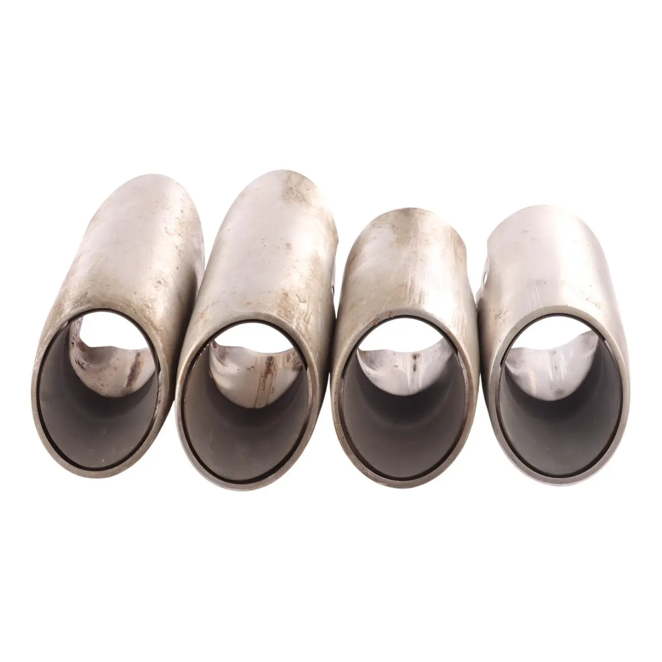 Porsche Macan 95B Rear Exhaust Tailpipe Tip Set X4 95B253681D 95B253682C