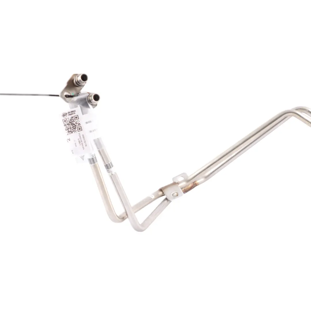 Gearbox Oil Cooler Pressure Pipe Line 95B317818B to Porsche Macan 95B with Part number 95B317817B Porsche Macan 95B Gearbox Oil Cooler Pressure Pipe Line 95B317818B - SKU 95B317817B - Part number 95B317817B