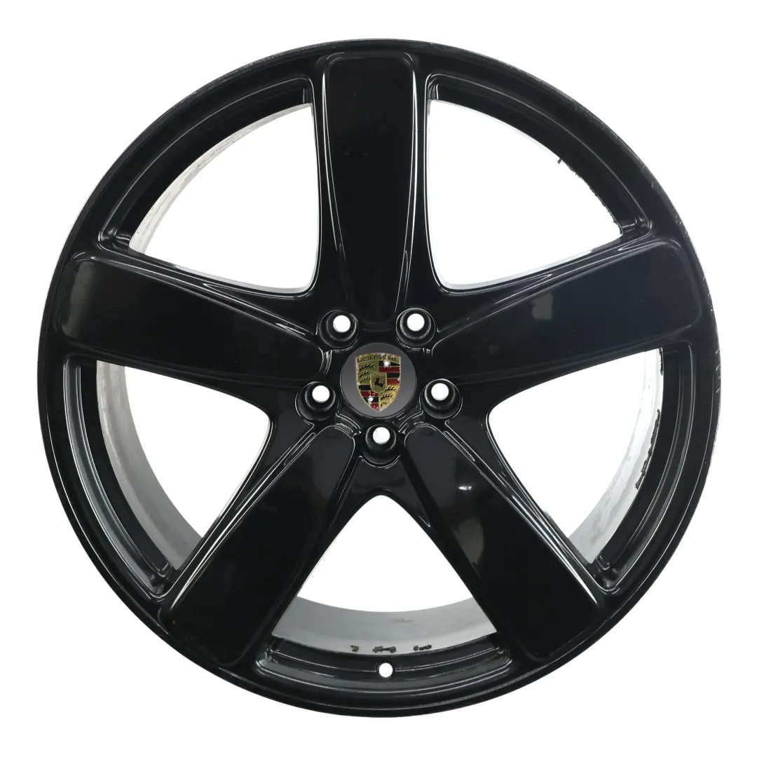 Porsche Macan 95B Jante Avant En Alliage Noir 21" 9J ET:26 - SKU 95B601025AC-2 - Numéro de pièce 95B601025AC